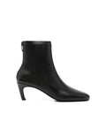 Leather ankle boots