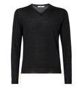 Black wool pullover