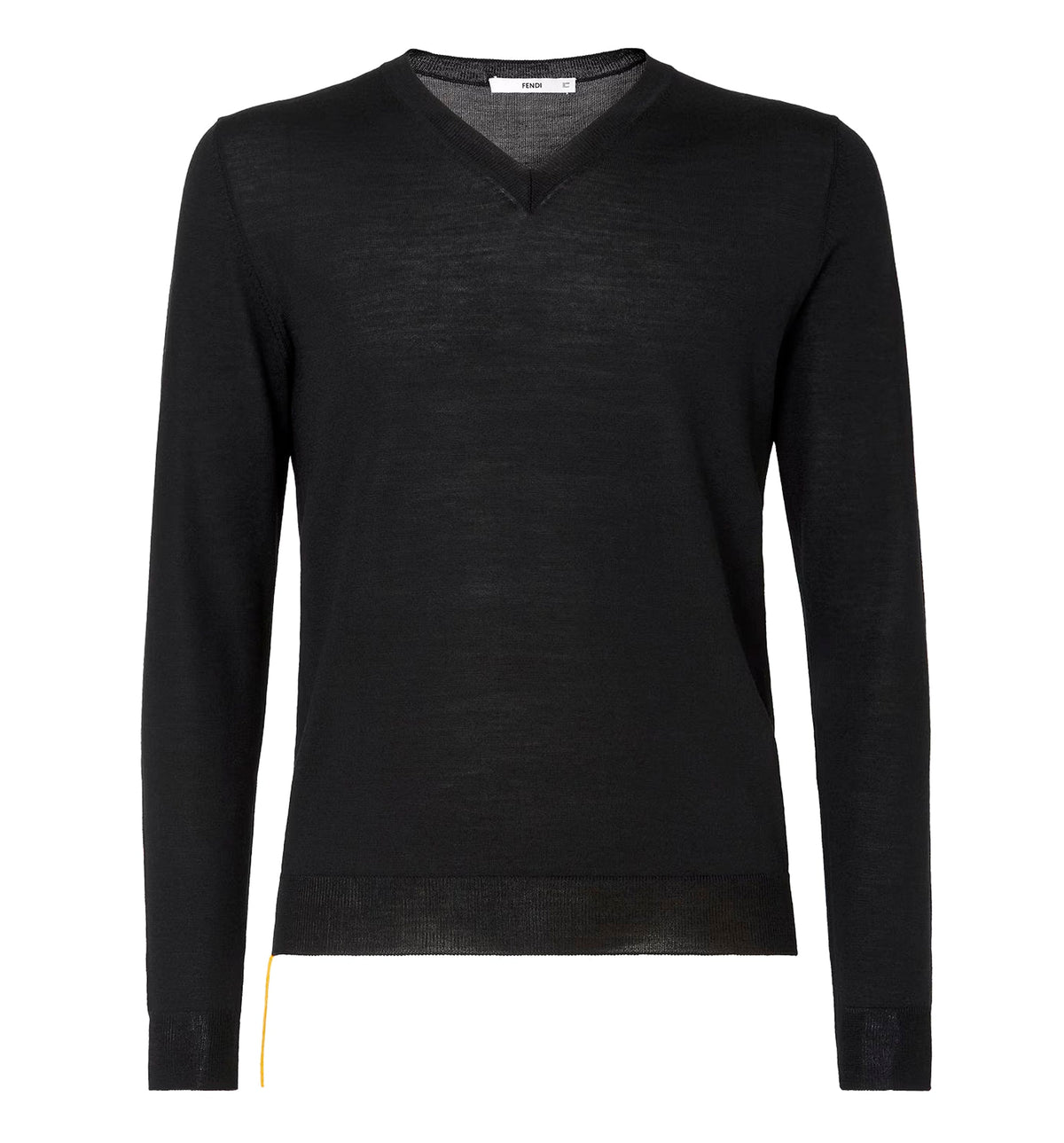 Black wool pullover