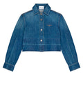 Shirt in medium blue denim