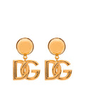 Clip-on earrings with DG logo
