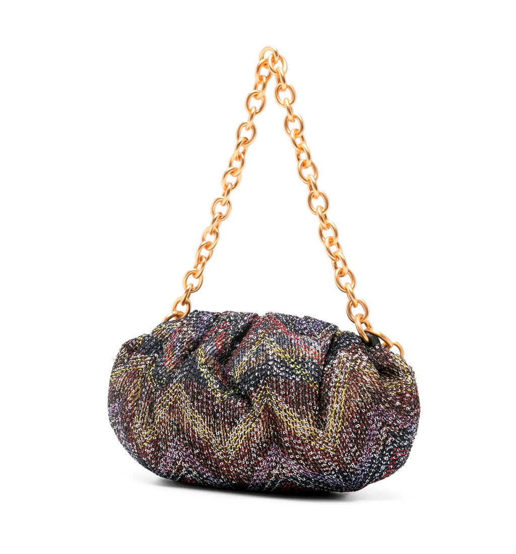 Zigzag-pattern Shoulder Bag