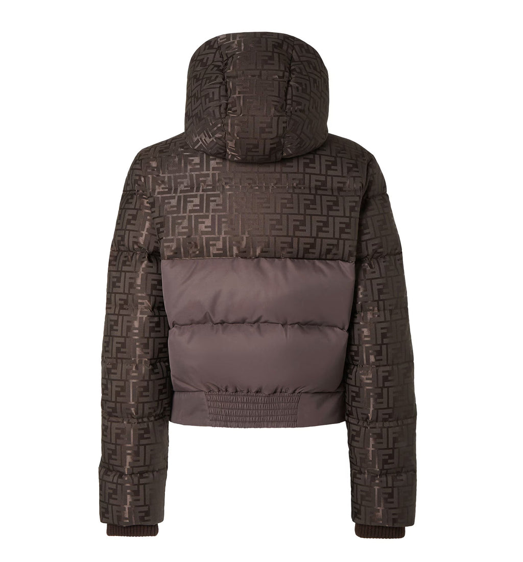 FF Jacquard nylon down jacket