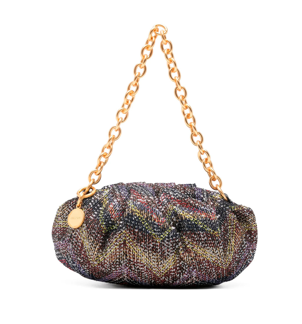 Zigzag-pattern Shoulder Bag