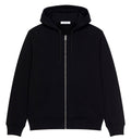 Zipped hoodie in fleece with Photographic Negative print