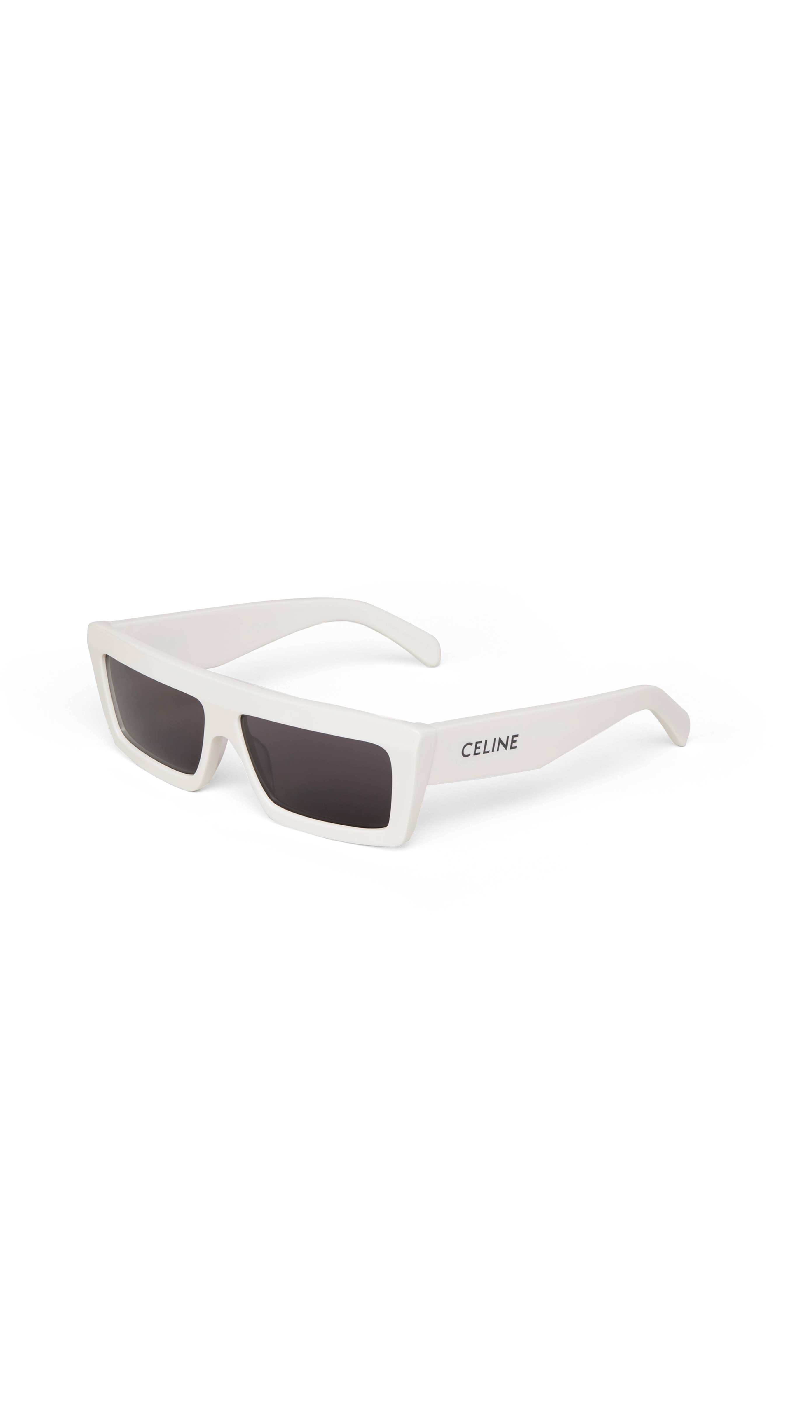 Monochroms 02 Sunglasses in Acetate - White