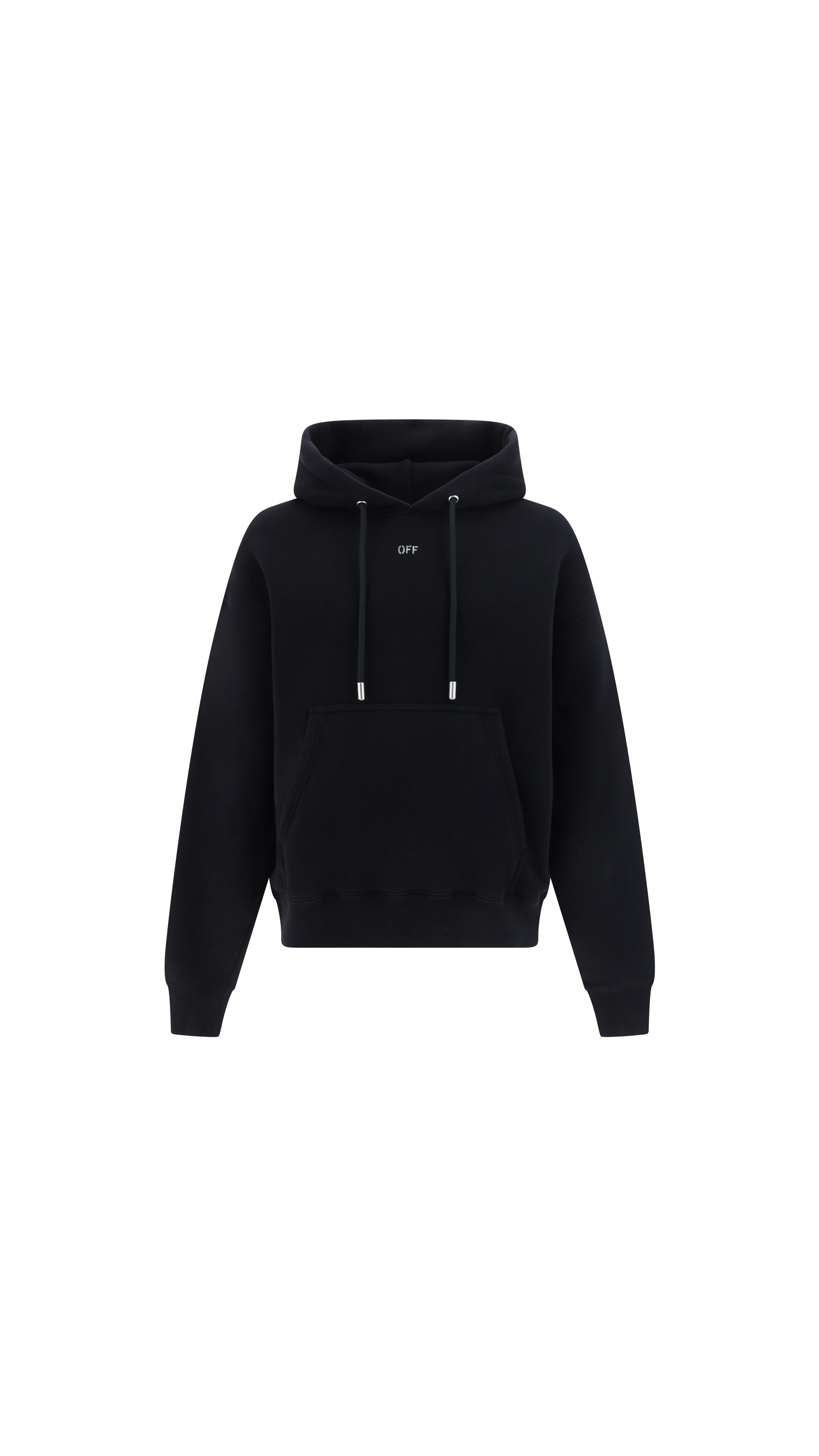 Off Stamp Skate Hoodie - Black