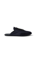 Collapse Re-Nylon and Suede Mules - Navy