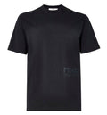 Black cotton T-shirt