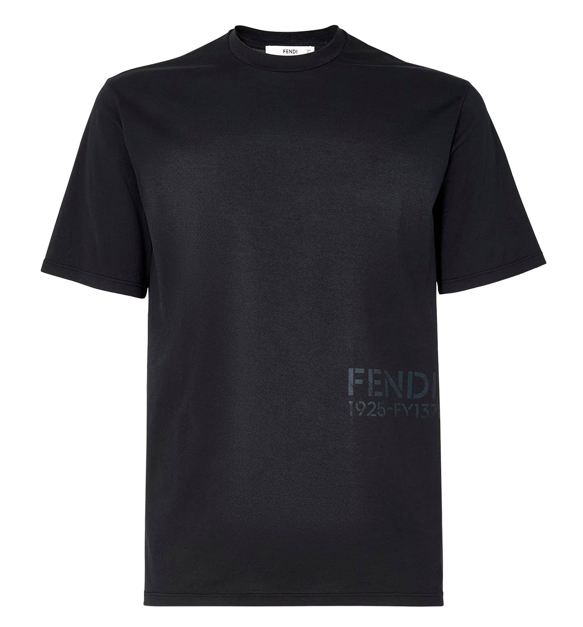 Black cotton T-shirt