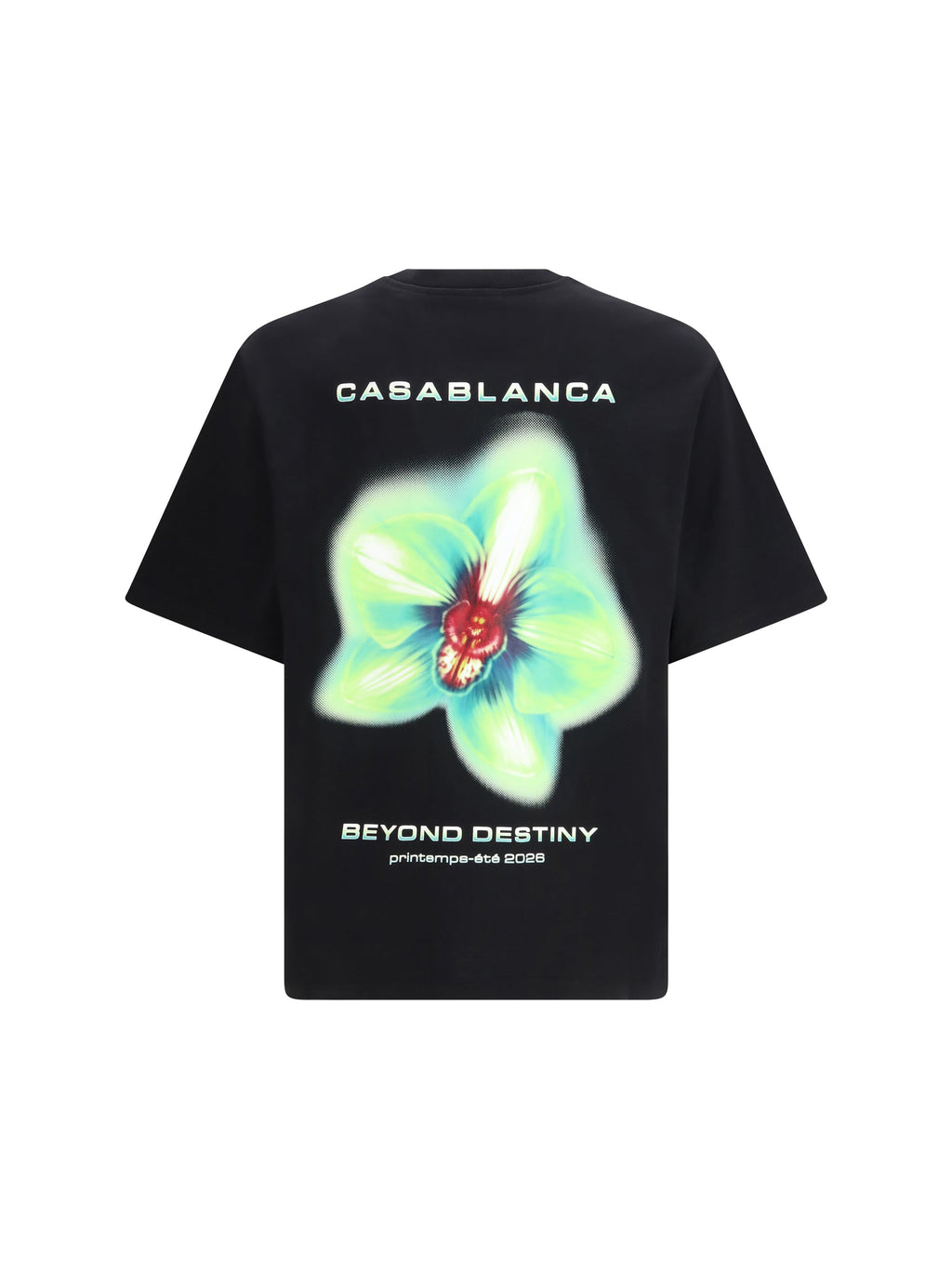 Glitch Orchid Oversized Short Sleeve T‑Shirt