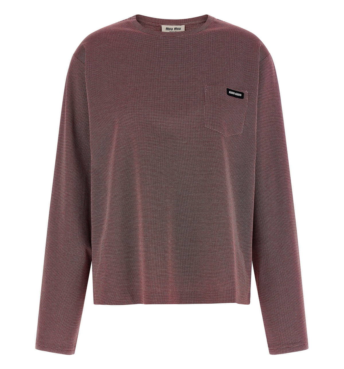 Jacquard jersey T-shirt