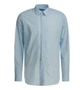Classic Fit Striped Cotton Twill Shirt