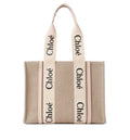 Woody tote bag in linen