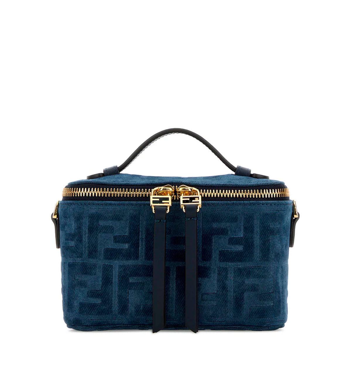 Blue velvet Fendi Vanity handbag