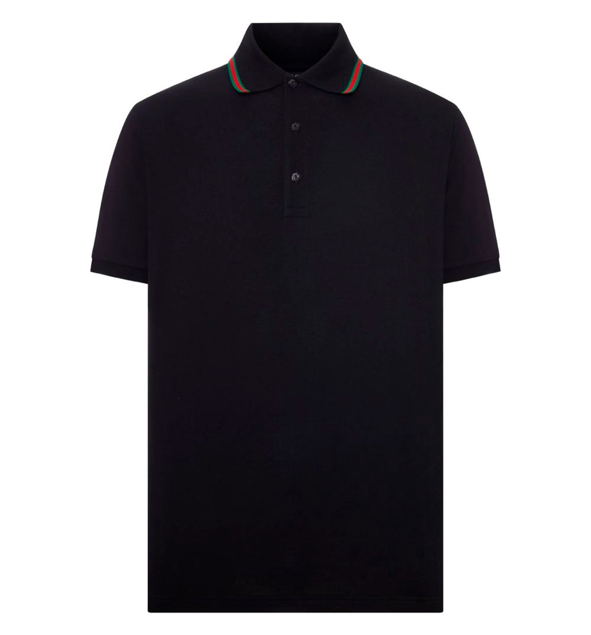 Cotton jersey piquet polo shirt