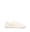 Aged-effect Leather Sneakers