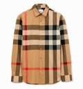 Slim Fit Check Cotton Shirt