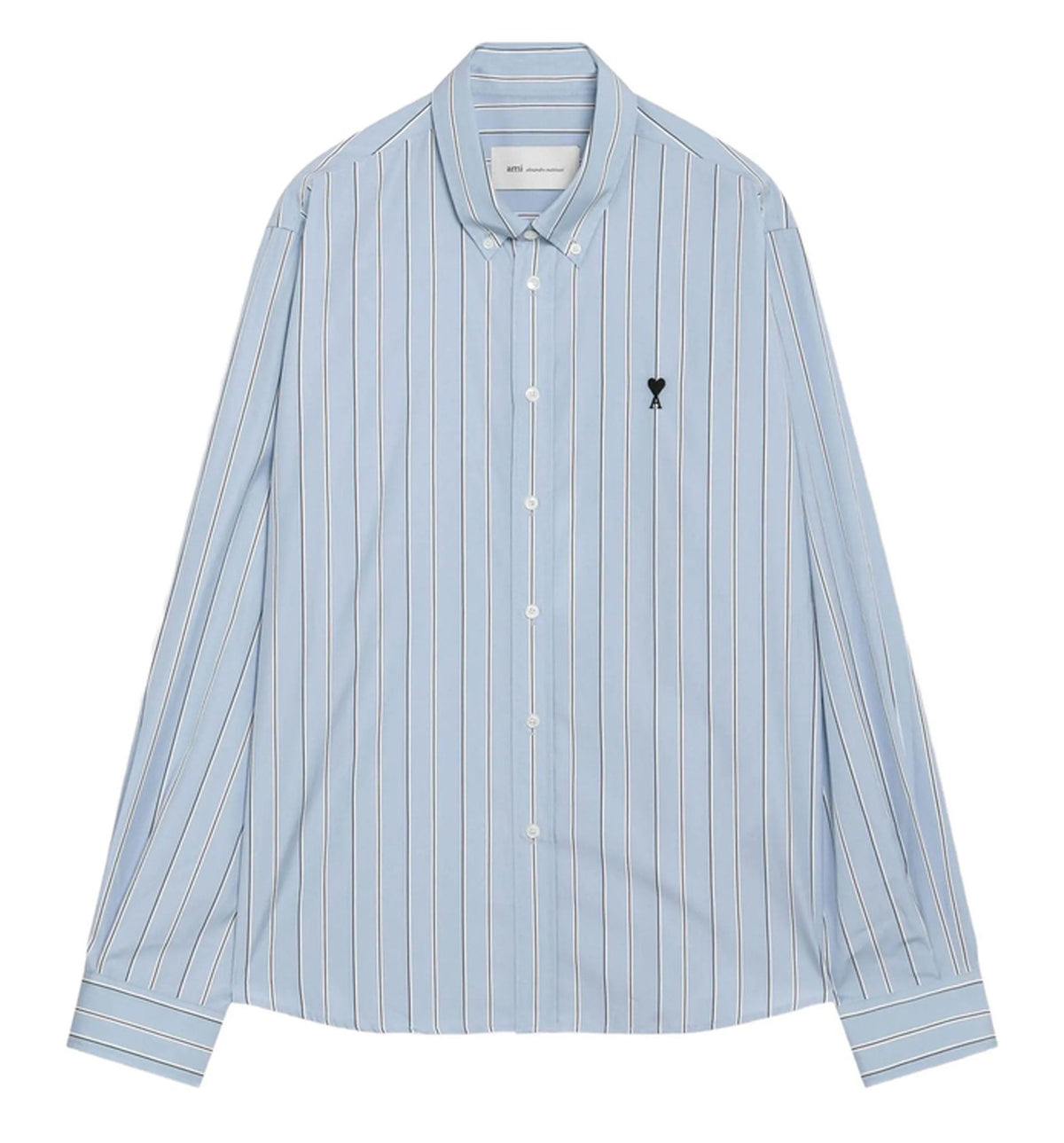 Contrasted Ami De Coeur Button Down Collar Classic Fit Shirt