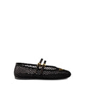 Mesh fabric ballerinas