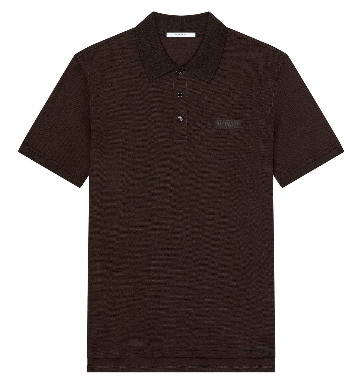 Polo in cotton with Givenchy Paris gros grain