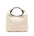 Zigzag-pattern Tote Bag