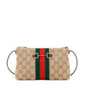 Gucci Horsebit Web wallet with strap