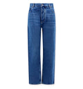 Medium Indigo Wide Leg Jeans