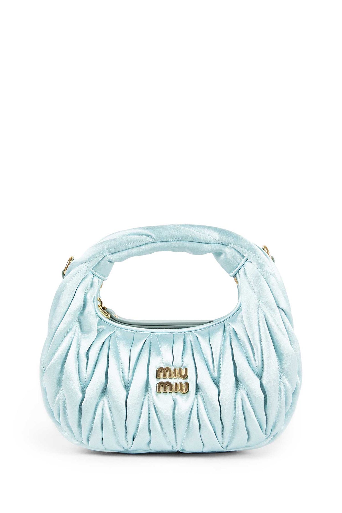 Wander matelassé Satin mini-bag