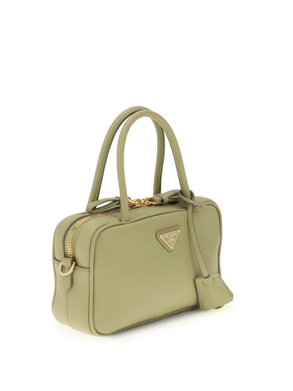 Triangle-Logo Satchel Bag