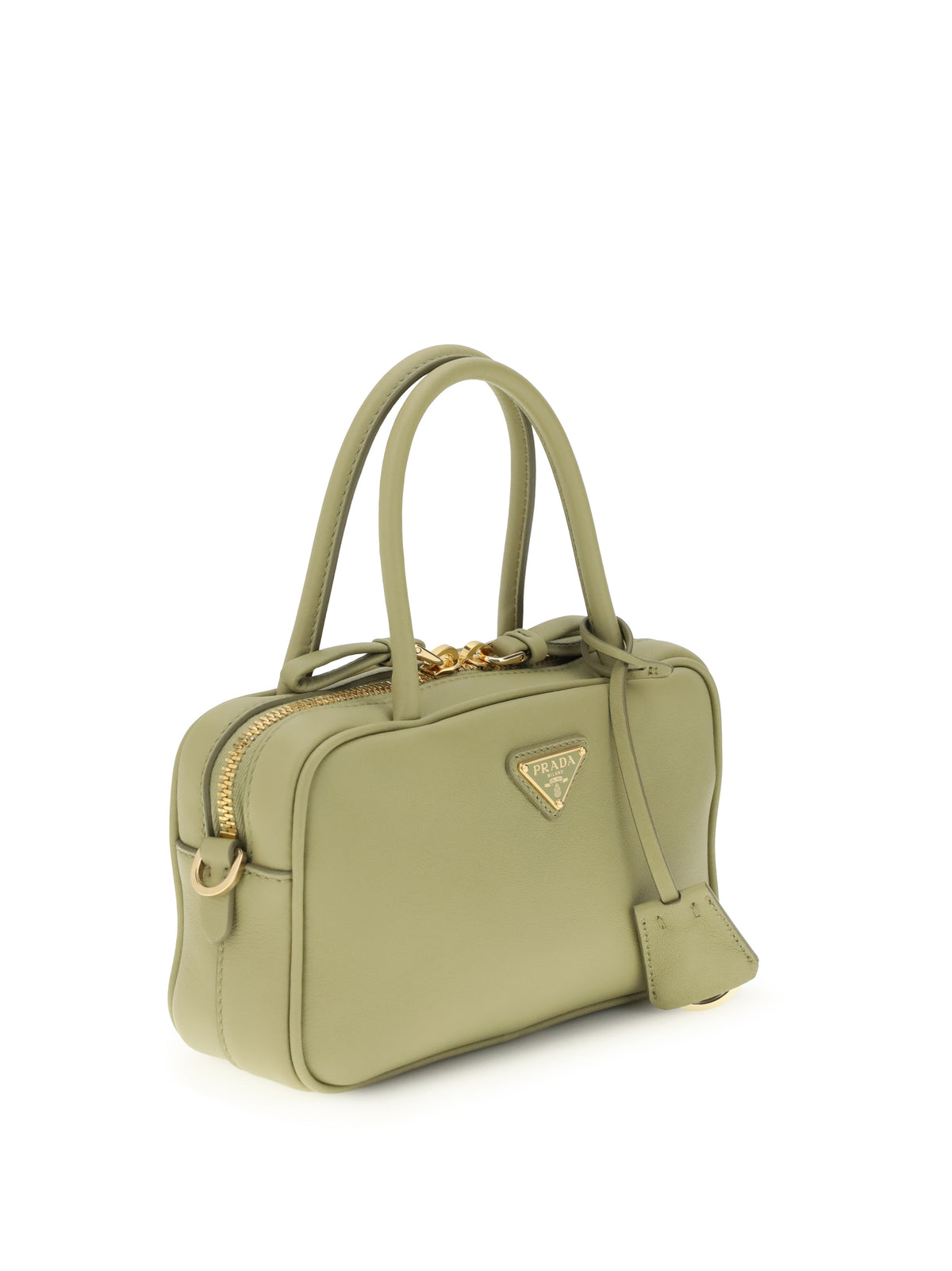 Triangle-Logo Satchel Bag