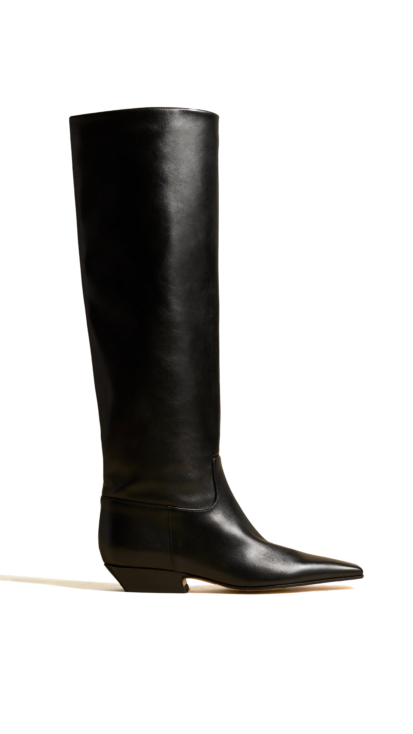 The Marfa Knee-high Boots - Black
