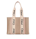 Woody tote bag in linen