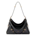 Medium Voyou bag in leather with studs