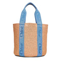 Fairtrade material woody shoulder shopping bag