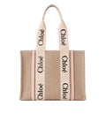 Woody tote bag in linen