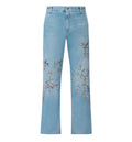 Floral Embellished Jean
