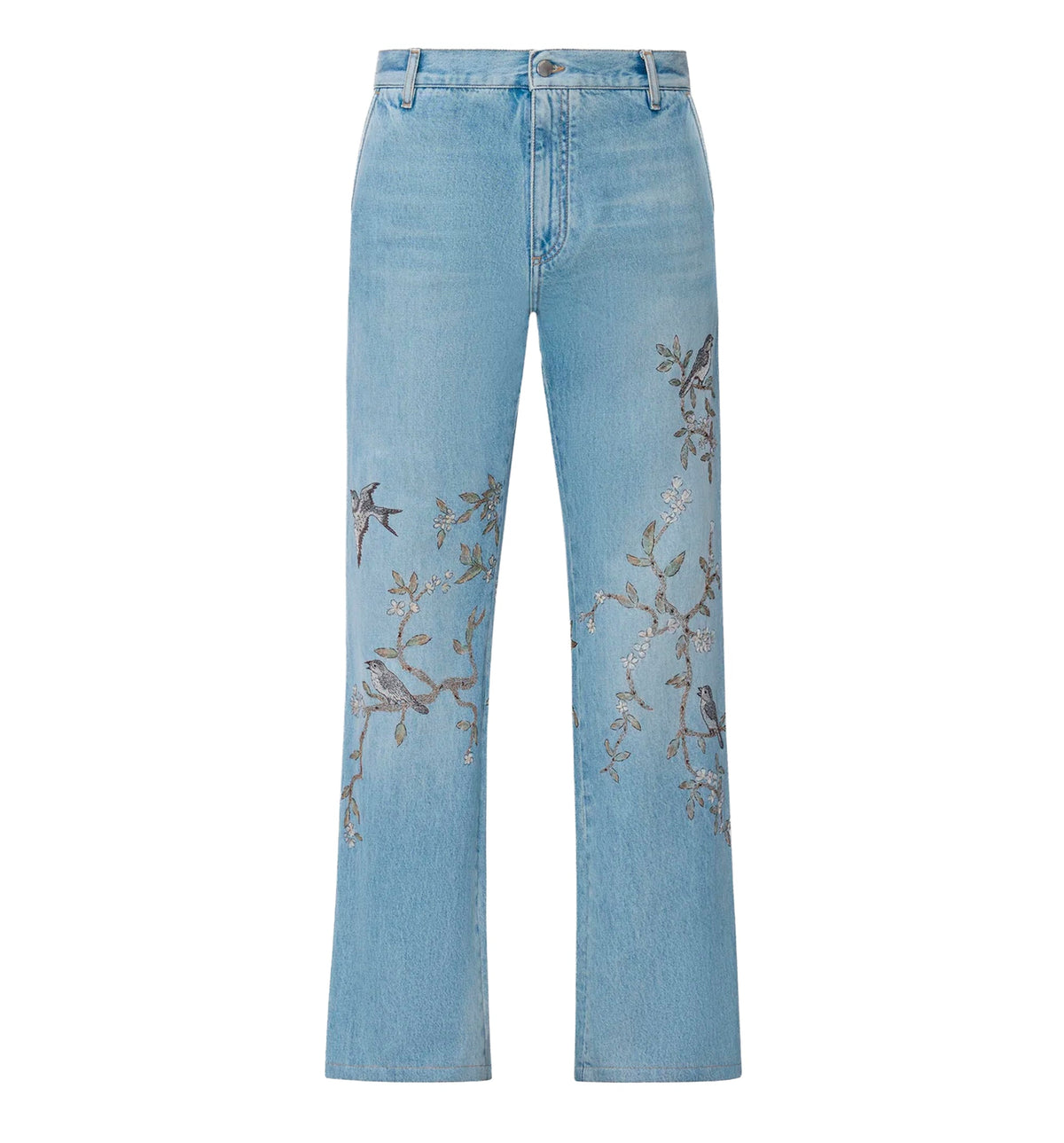 Floral Embellished Jean