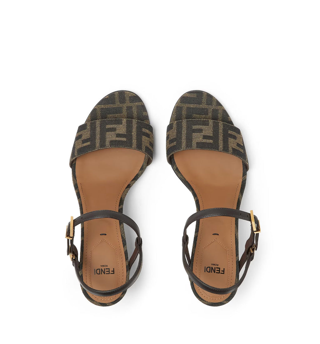 Delfina FF fabric sandals