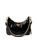 Prada Re-Edition mini naplak patent leather bag