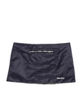 Technical gazar and fleece skirt