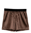 Silk pajama shorts