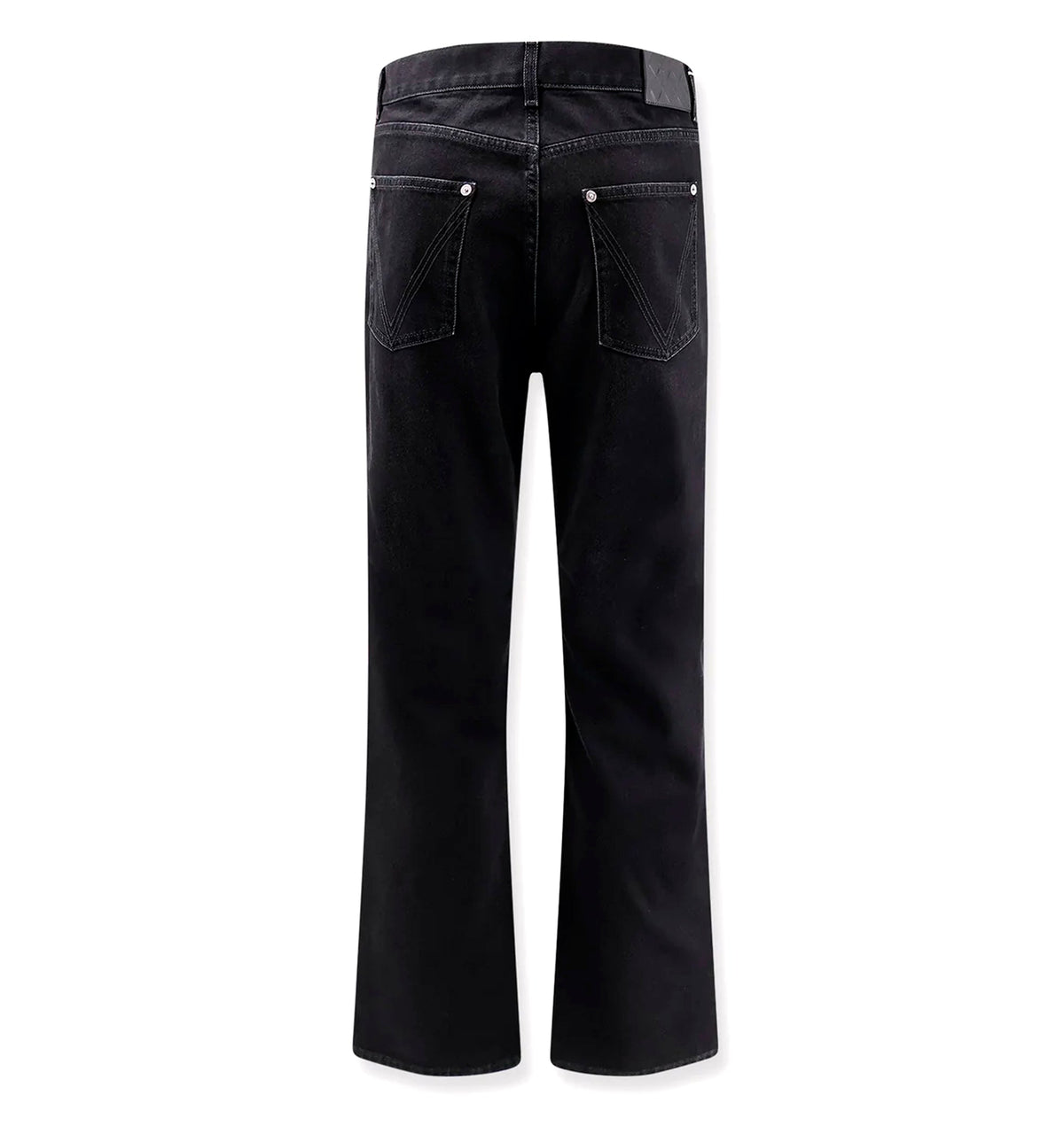 Faded Black Straight Leg Jeans