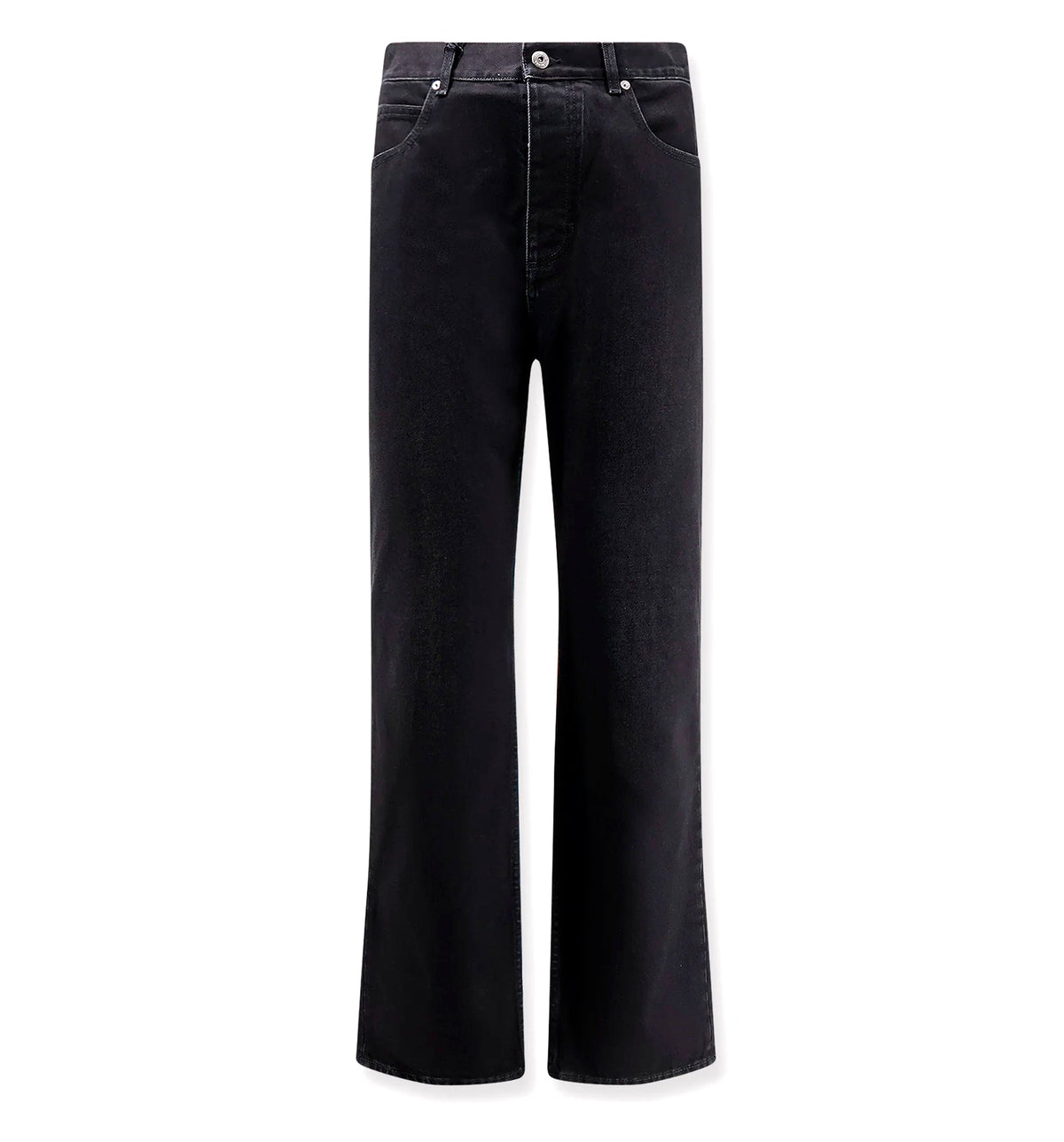 Faded Black Straight Leg Jeans