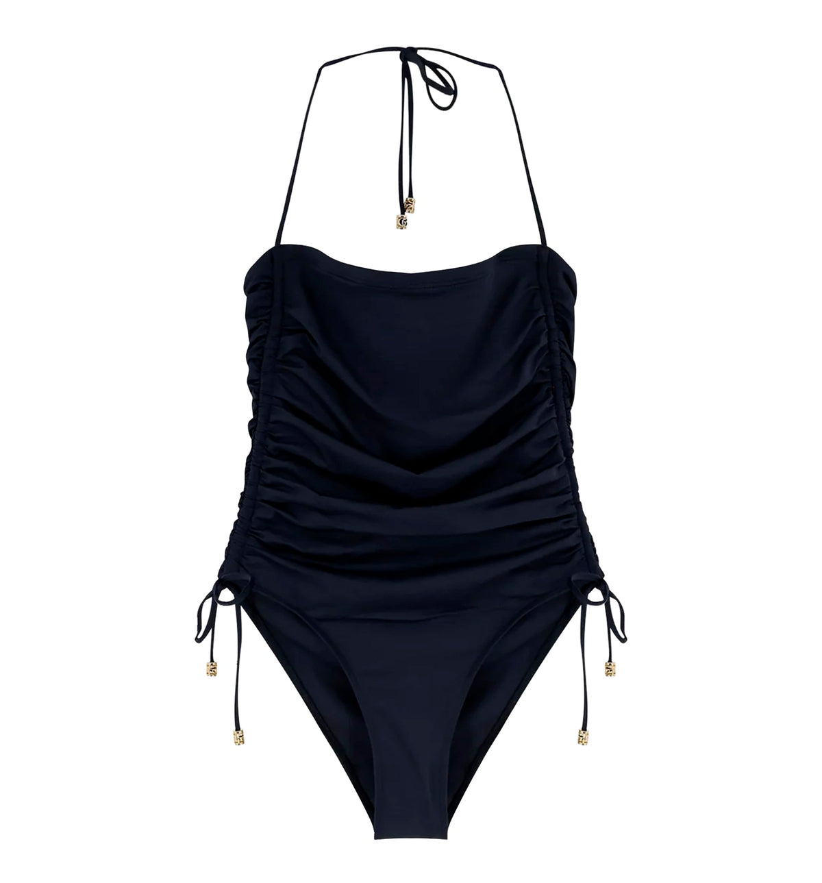 Stretch jersey one-piece swimsuit