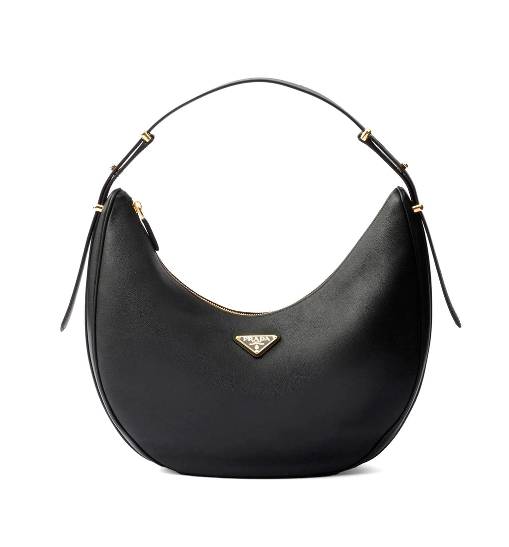 Large Logo-plaque Leather Shoulder Bag