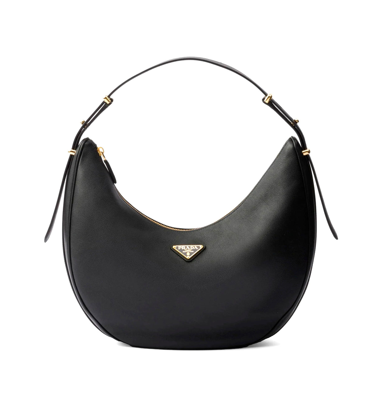 Large Logo-plaque Leather Shoulder Bag
