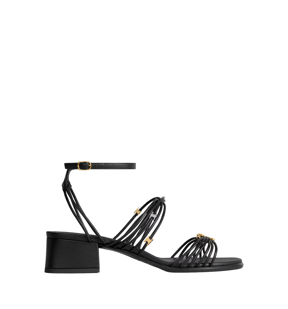 CléMence Heeled Sandal In Goatskin
