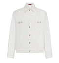 White denim jacket