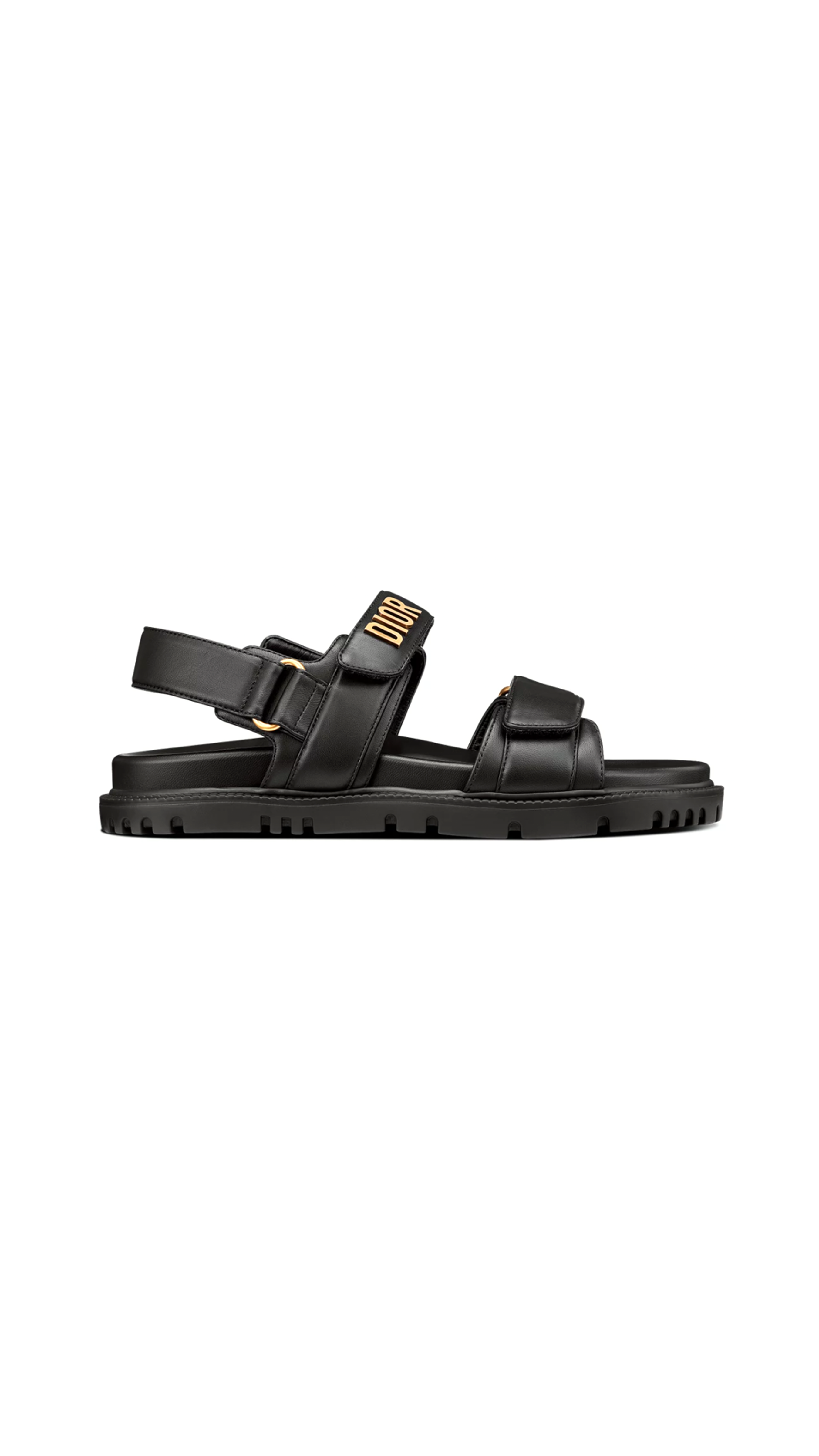 Dioract Lambskin Sandal - Black